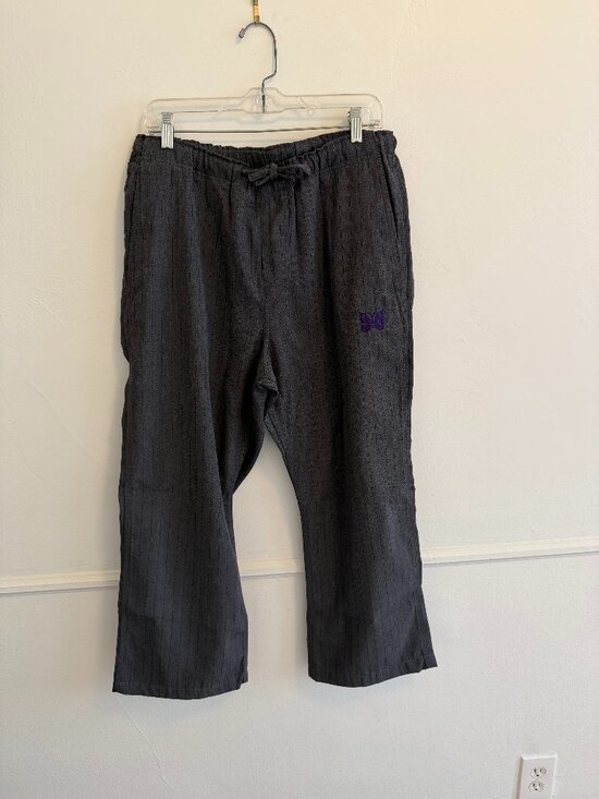Needles Other - Needles Grey Stripe Drawstring Pants